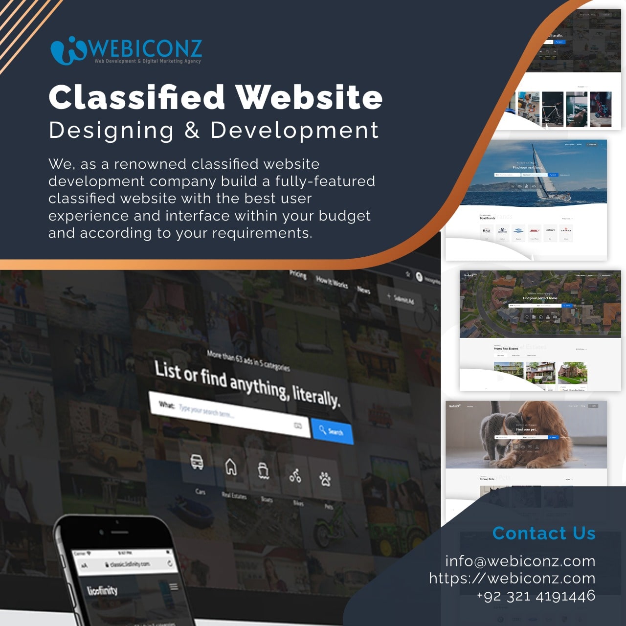 classified website development service, classified web design & development company, classified web development company, classified website in pakistan