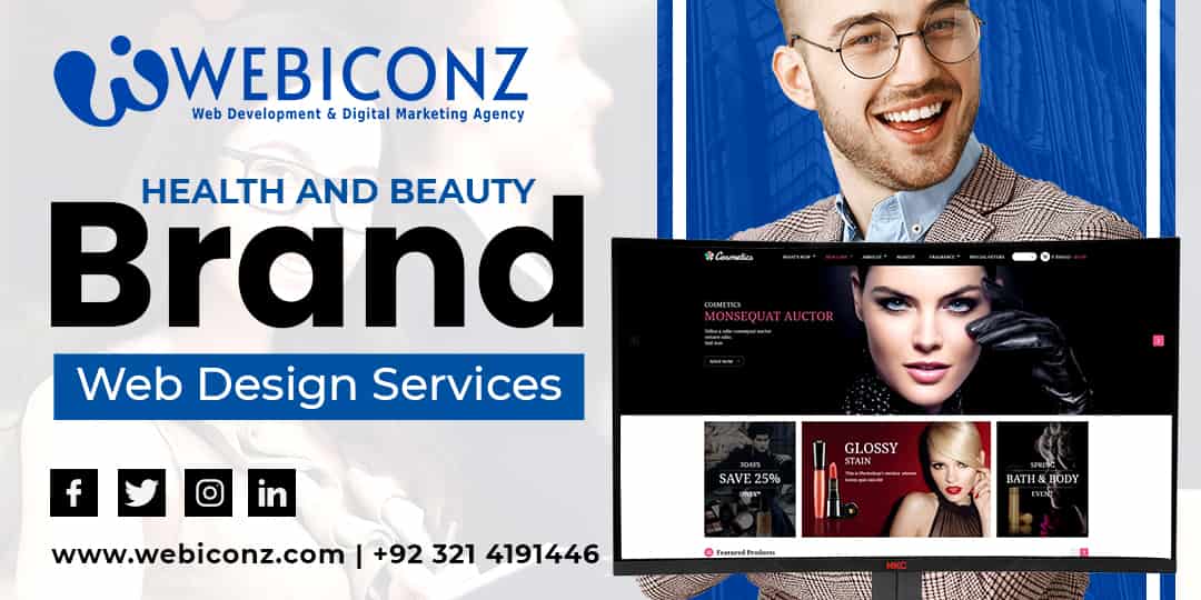 Health and beauty web design & development, Health and beauty web development company, Web design service for health and beauty, health and beauty website design, e-commerce website design health and beauty,