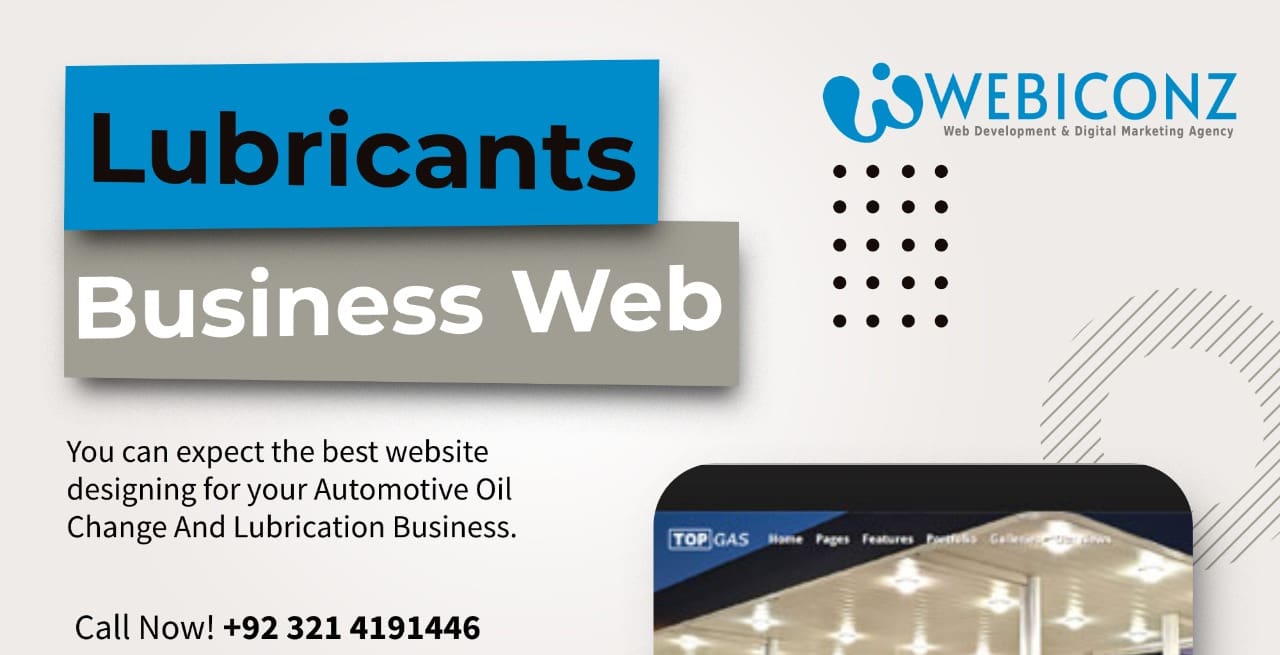 Lubricants business web design agency, Lubricants website design services, Lubricants business web development services,