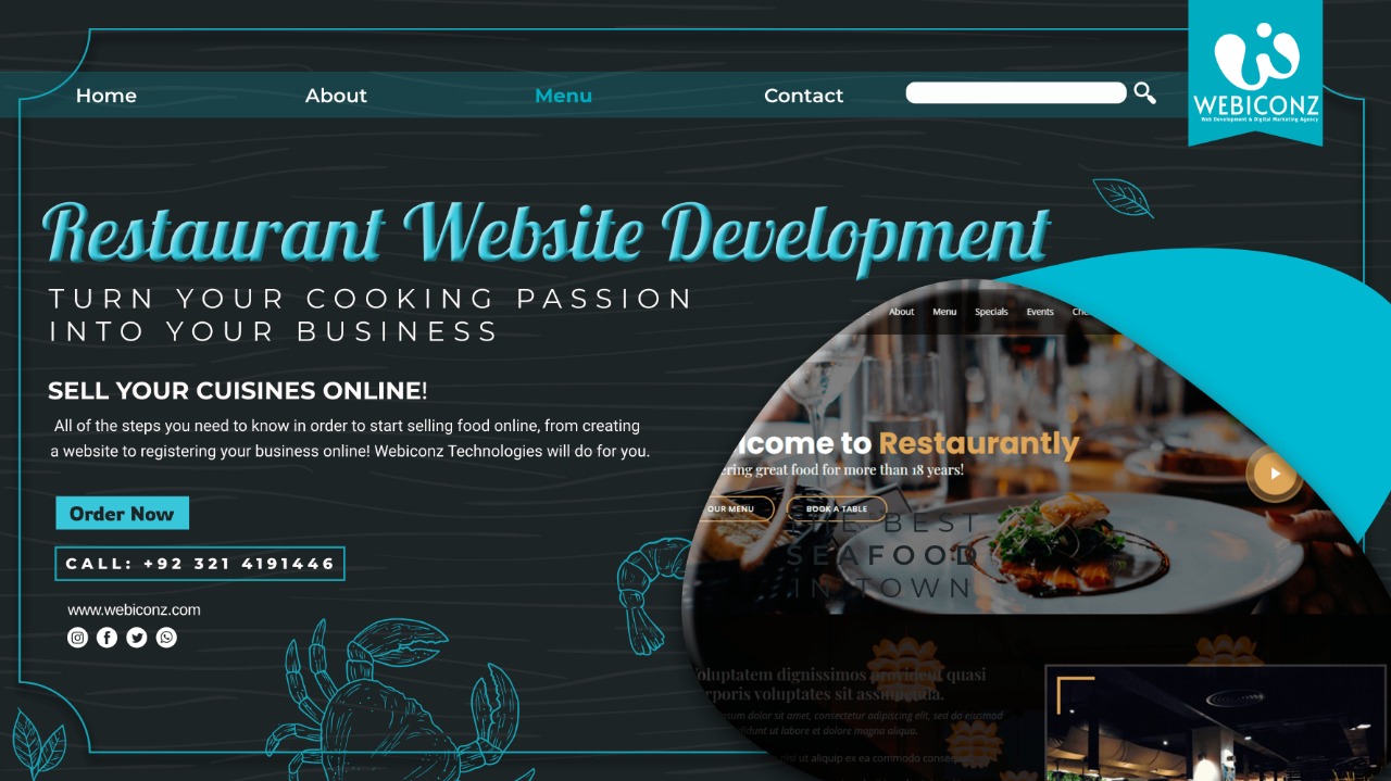 best restaurant website design