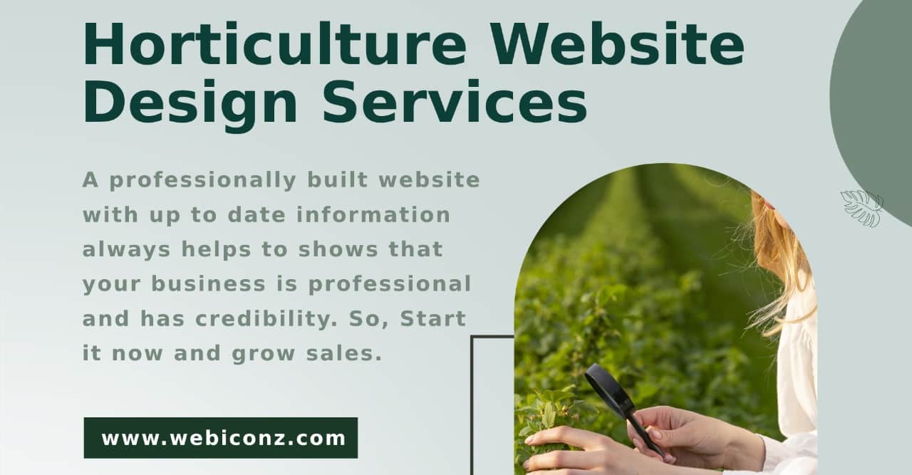 horticulture website design services, horticulture web development services, horticulture web design agency,